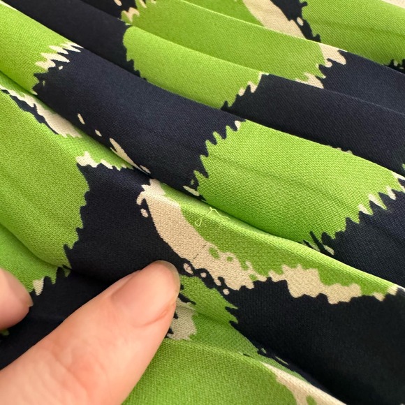 Tory Burch‎ Eloriane Green Halter Neck Floral Silk Midi Dress Size 2 - Picture 15 of 15